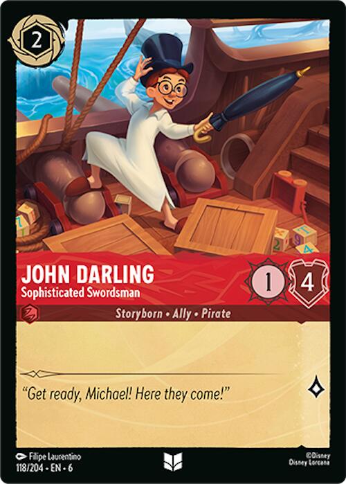 John Darling - Sophisticated Swordsman (118/204) [Azurite Sea] | Deep Dive Games St. Marys