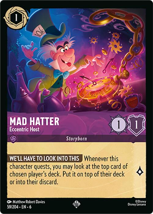 Mad Hatter - Eccentric Host (59/204) [Azurite Sea] | Deep Dive Games St. Marys