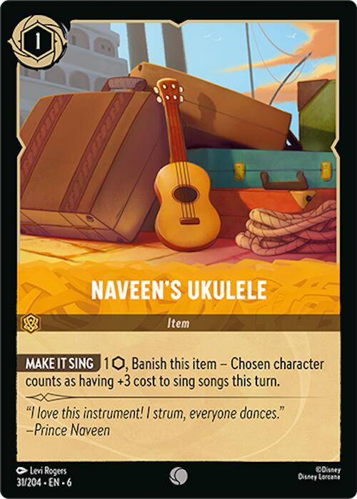 Naveen's Ukulele (31/204) [Azurite Sea] | Deep Dive Games St. Marys