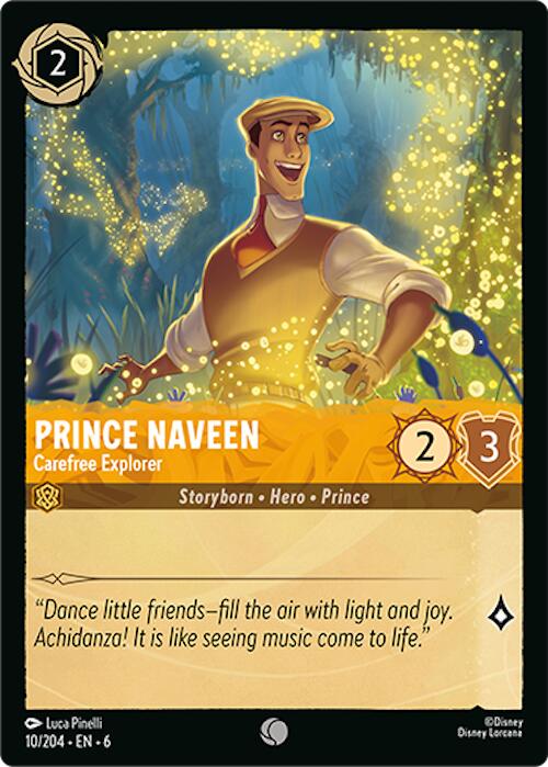 Prince Naveen - Carefree Explorer (10/204) [Azurite Sea] | Deep Dive Games St. Marys