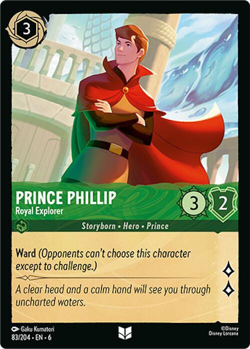 Prince Phillip - Royal Explorer (83/204) [Azurite Sea] | Deep Dive Games St. Marys