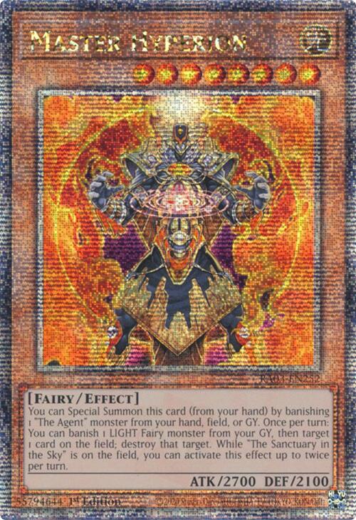 Master Hyperion (Quarter Century Secret Rare) [RA03-EN252] Quarter Century Secret Rare | Deep Dive Games St. Marys