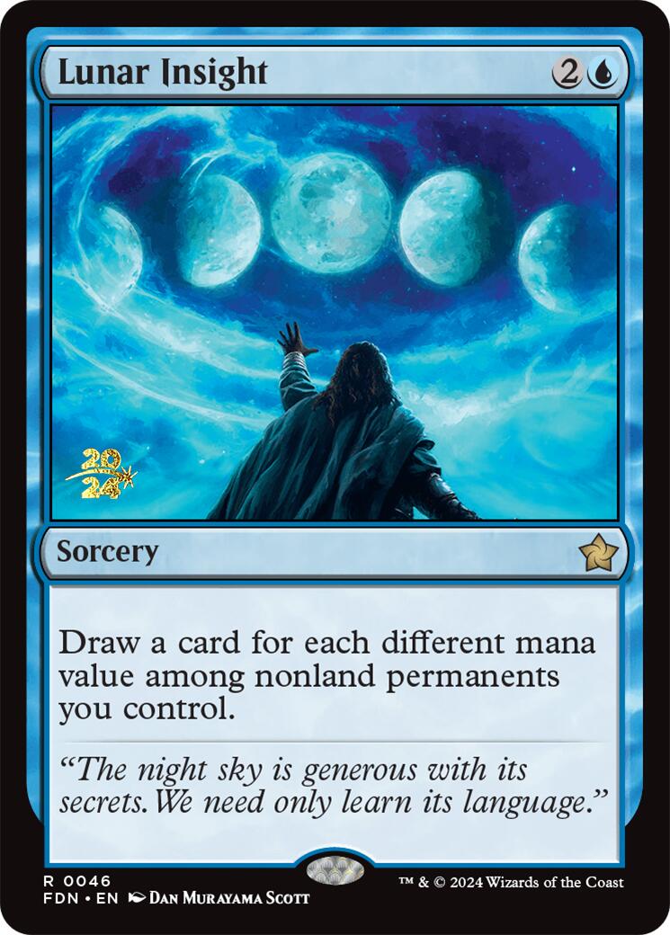 Lunar Insight [Foundations Prerelease Promos] | Deep Dive Games St. Marys