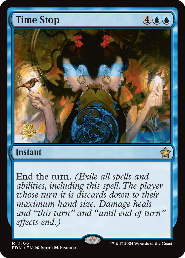 Time Stop [Foundations Prerelease Promos] | Deep Dive Games St. Marys