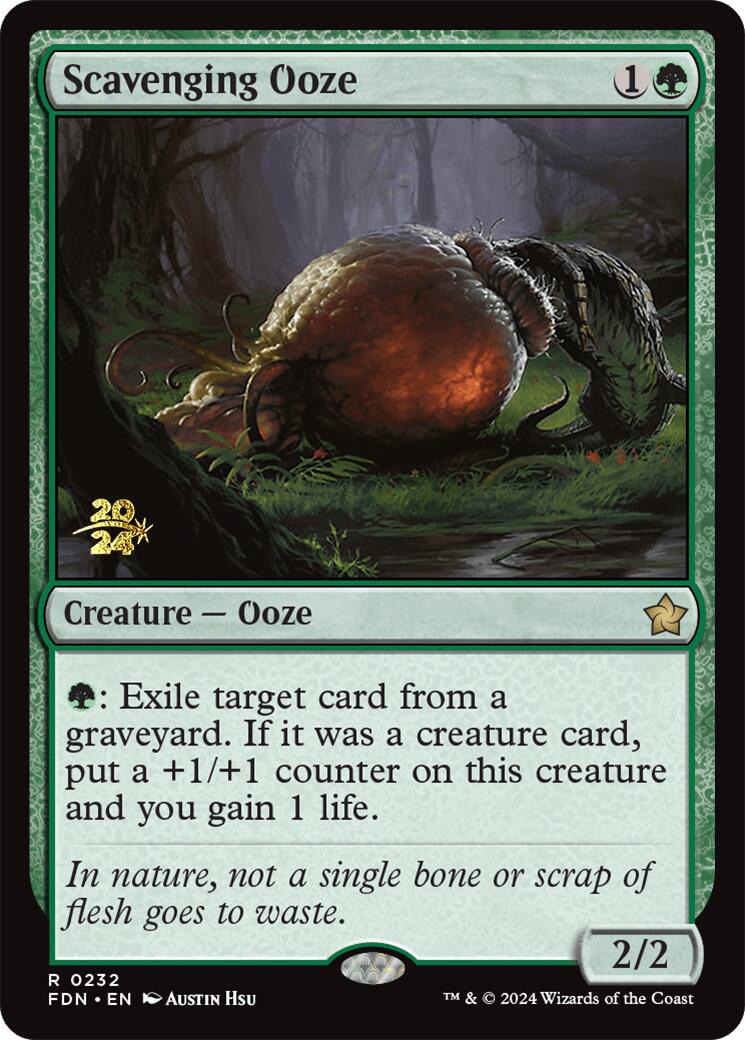 Scavenging Ooze [Foundations Prerelease Promos] | Deep Dive Games St. Marys