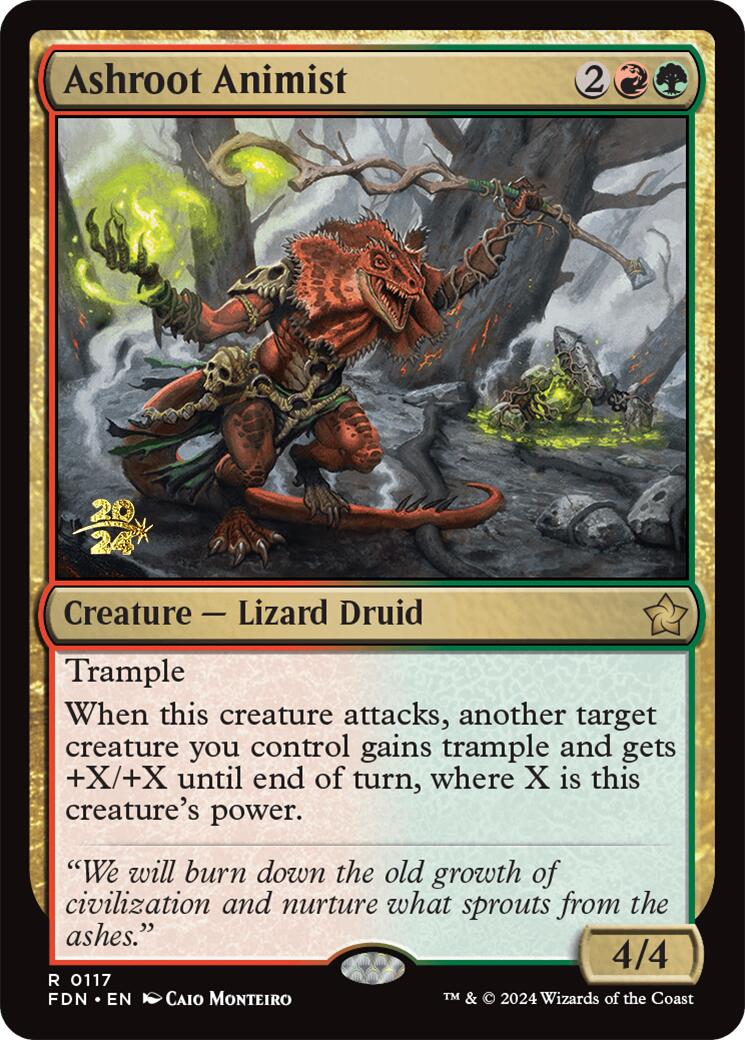 Ashroot Animist [Foundations Prerelease Promos] | Deep Dive Games St. Marys