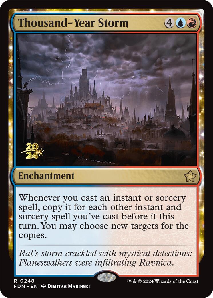 Thousand-Year Storm [Foundations Prerelease Promos] | Deep Dive Games St. Marys
