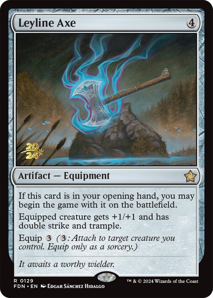 Leyline Axe [Foundations Prerelease Promos] | Deep Dive Games St. Marys