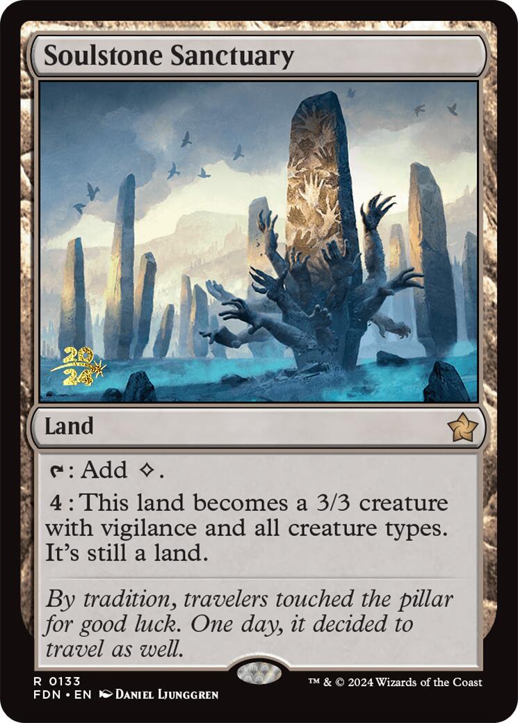 Soulstone Sanctuary [Foundations Prerelease Promos] | Deep Dive Games St. Marys