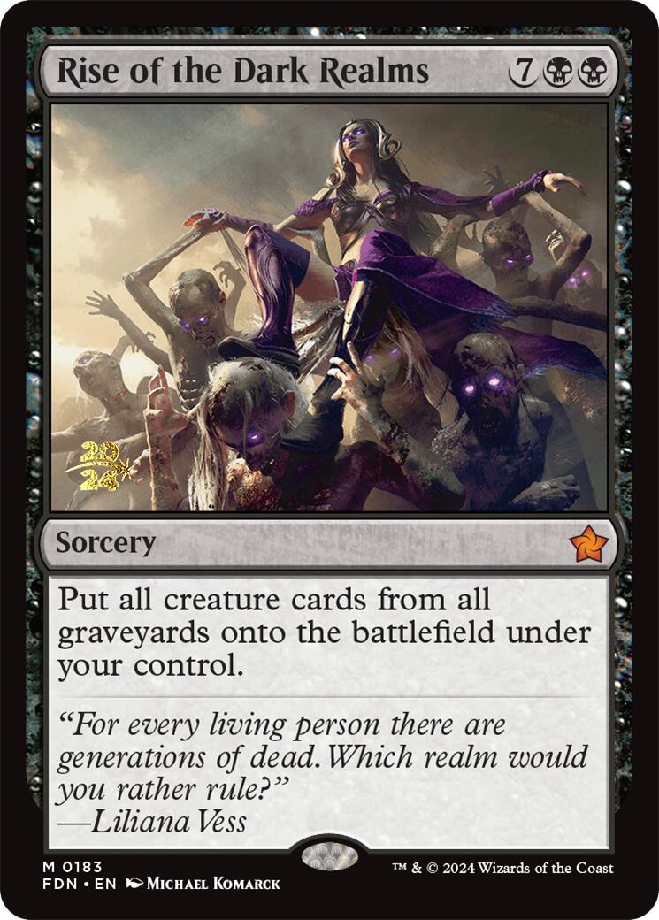 Rise of the Dark Realms [Foundations Prerelease Promos] | Deep Dive Games St. Marys