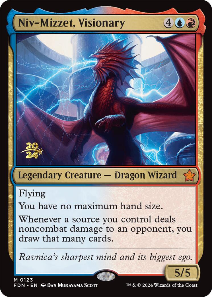 Niv-Mizzet, Visionary [Foundations Prerelease Promos] | Deep Dive Games St. Marys