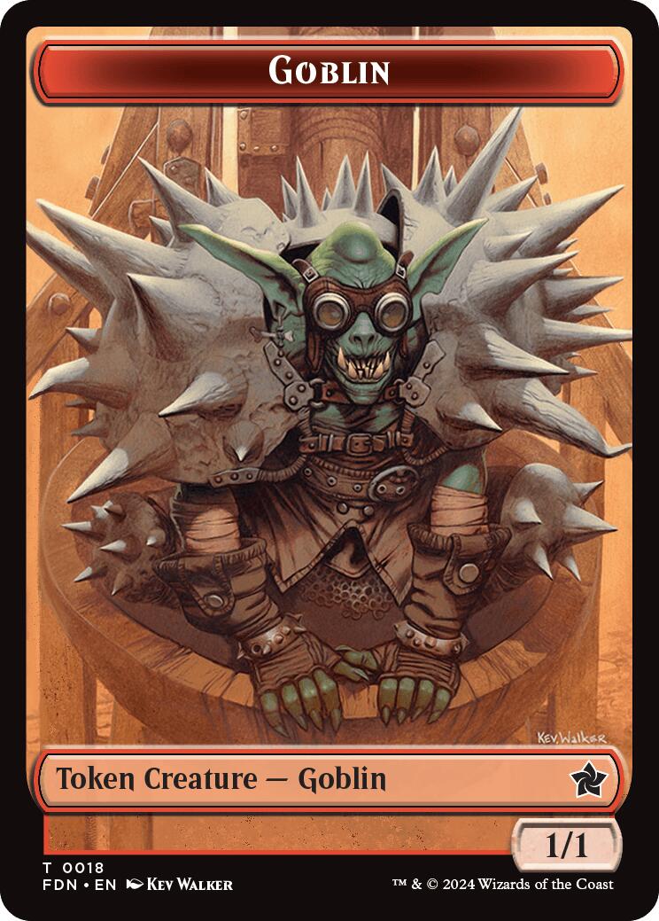 Drake // Goblin Doubled-Sided Token [Foundations Tokens] | Deep Dive Games St. Marys