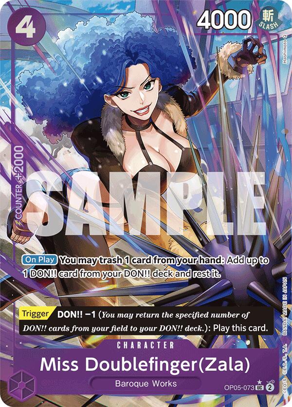 Miss Doublefinger(Zala) (Full Art) [Premium Booster -The Best-] | Deep Dive Games St. Marys