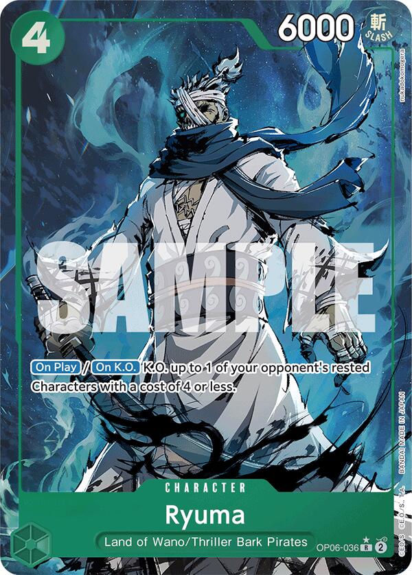 Ryuma (Alternate Art) [Premium Booster -The Best-] | Deep Dive Games St. Marys