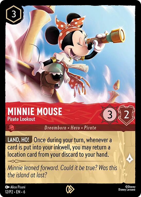 Minnie Mouse - Pirate Lookout (12/P2) [Promo Cards] | Deep Dive Games St. Marys