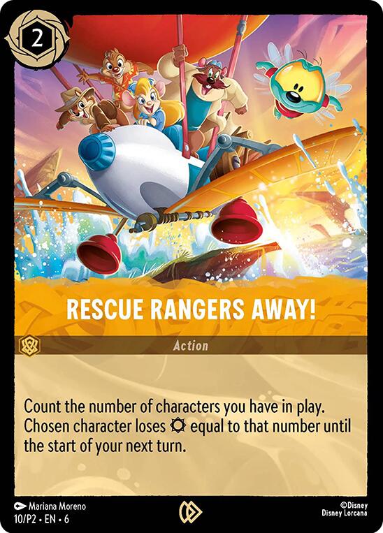 Rescue Rangers Away! (10/P2) [Promo Cards] | Deep Dive Games St. Marys