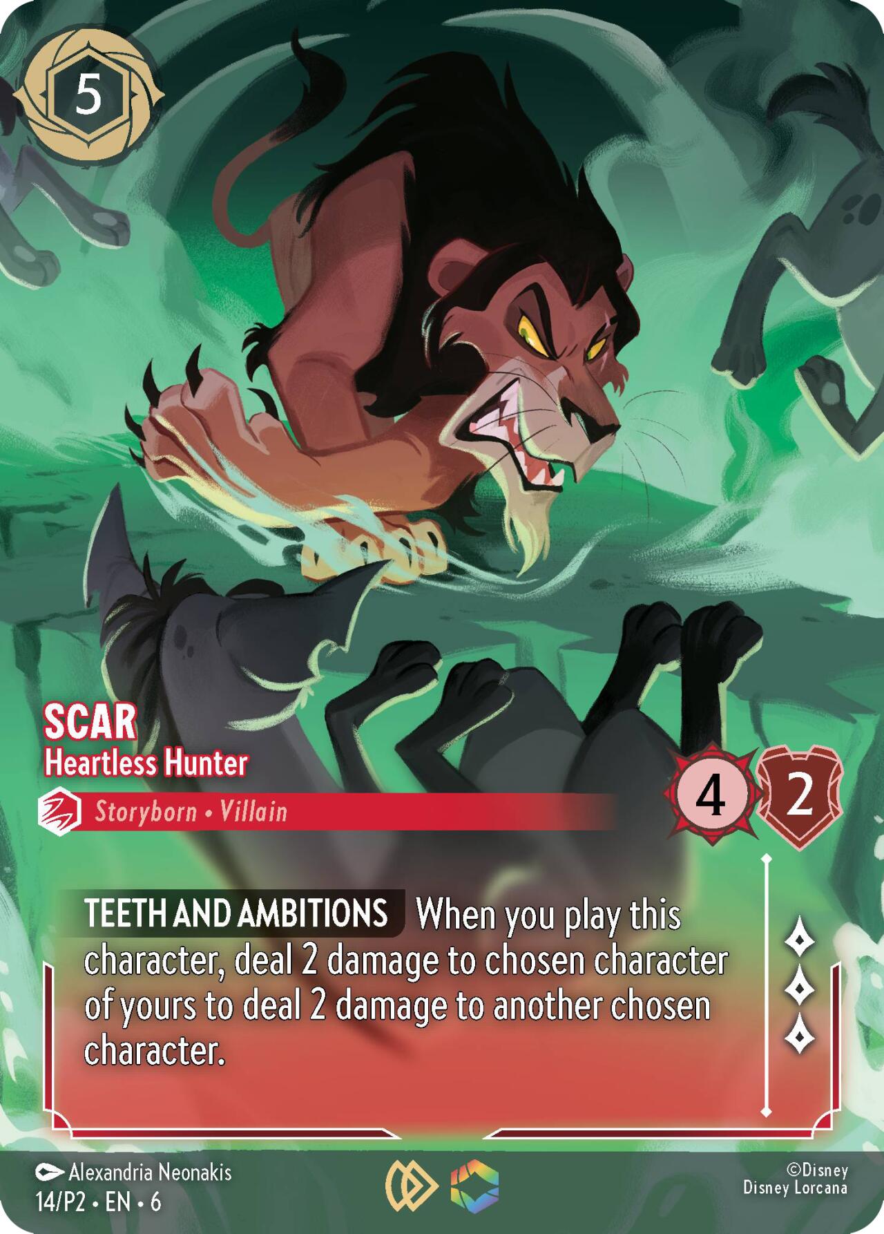 Scar - Heartless Hunter (Store Championship) (14) [Promo Cards] | Deep Dive Games St. Marys