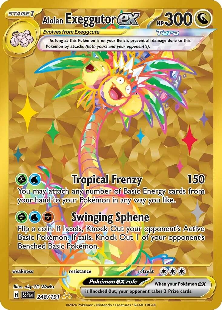 Alolan Exeggutor ex (248/191) [Scarlet & Violet: Surging Sparks] | Deep Dive Games St. Marys