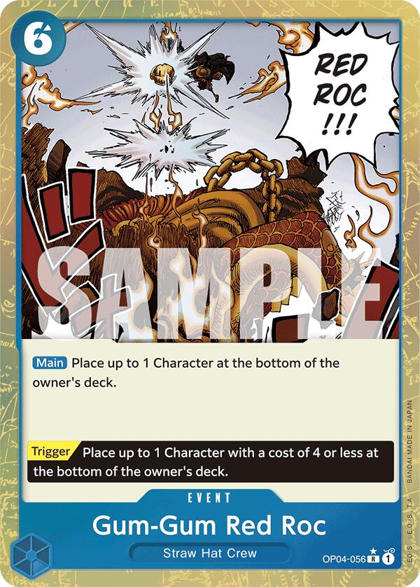 Gum-Gum Red Roc (Textured Foil) [Premium Booster -The Best-] | Deep Dive Games St. Marys