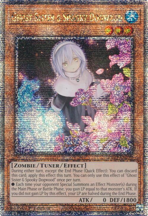 Ghost Sister & Spooky Dogwood (Alternate Art) (Quarter Century Secret Rare) [RA03-EN020] Quarter Century Secret Rare | Deep Dive Games St. Marys
