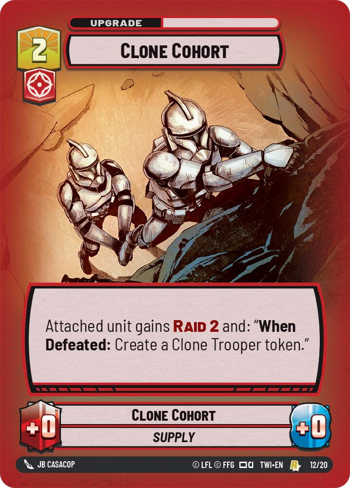 Clone Cohort (12/20) [Twilight of the Republic: Weekly Play] | Deep Dive Games St. Marys