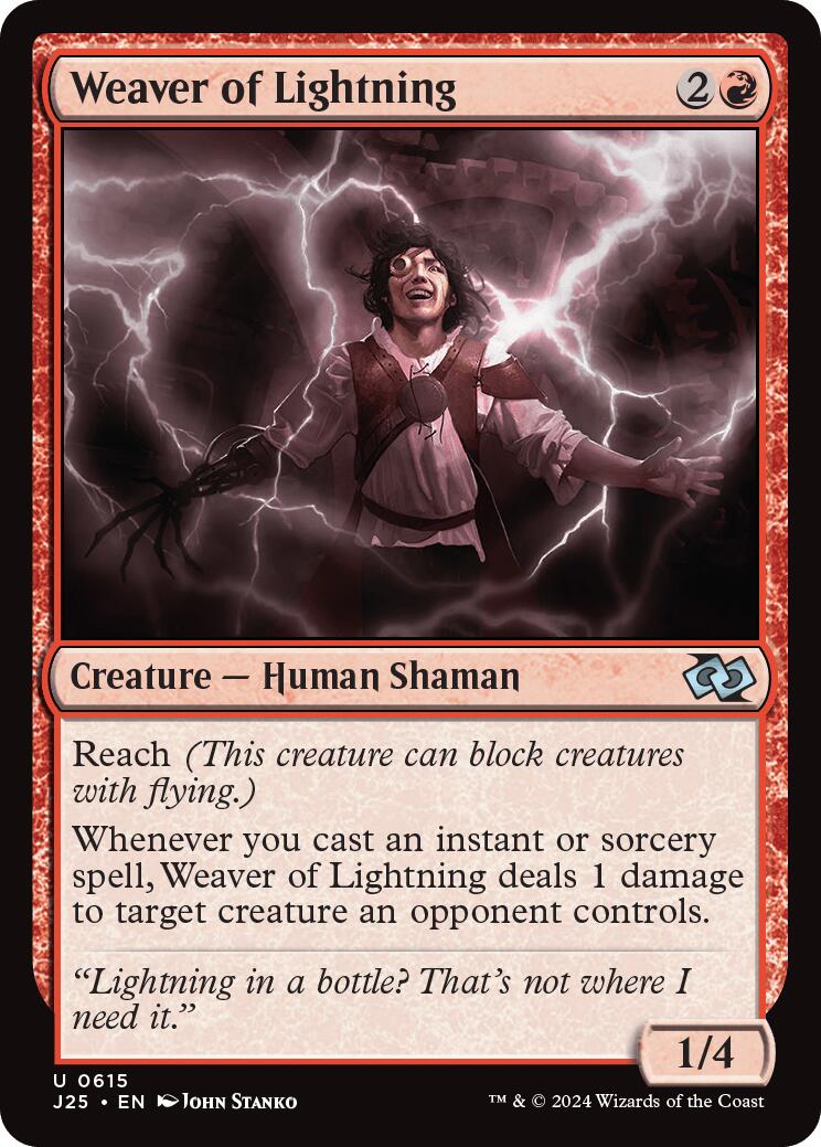 Weaver of Lightning [Foundations Jumpstart] | Deep Dive Games St. Marys