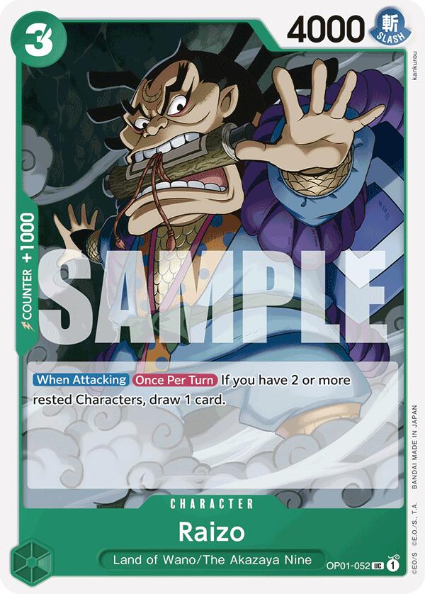 Raizo (Reprint) [Premium Booster -The Best-] | Deep Dive Games St. Marys