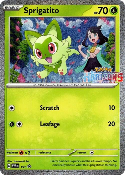 Sprigatito (191) [Scarlet & Violet: Black Star Promos] | Deep Dive Games St. Marys