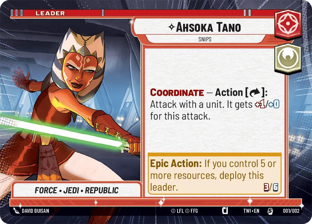 Ahsoka Tano - Snips (001/002) (Hyperspace) (Prerelease) (001/002) [Twilight of the Republic Promos] | Deep Dive Games St. Marys