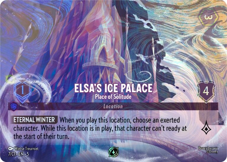 Elsa's Ice Palace - Place of Solitude (7) [Promo Cards] | Deep Dive Games St. Marys