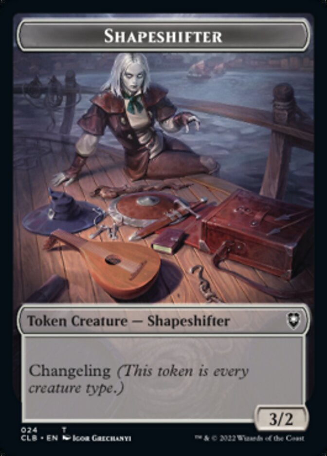 Shapeshifter (024) // Shapeshifter (028) Double-Sided Token [Commander Legends: Battle for Baldur's Gate Tokens] | Deep Dive Games St. Marys