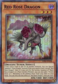 Red Rose Dragon (Purple) [LDS2-EN108] Ultra Rare | Deep Dive Games St. Marys