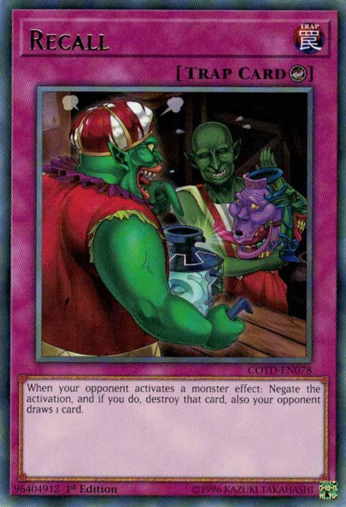Recall [COTD-EN078] Rare | Deep Dive Games St. Marys