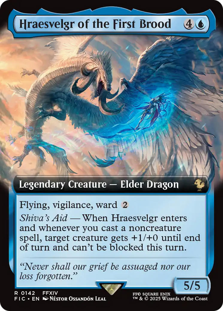 Hraesvelgr of the First Brood (Extended Art) [FINAL FANTASY Commander] | Deep Dive Games St. Marys