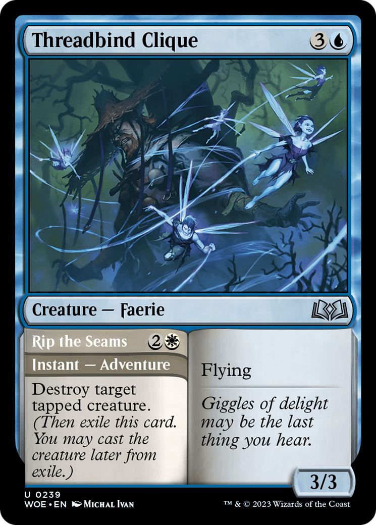 Threadbind Clique // Rip the Seams [Wilds of Eldraine] | Deep Dive Games St. Marys
