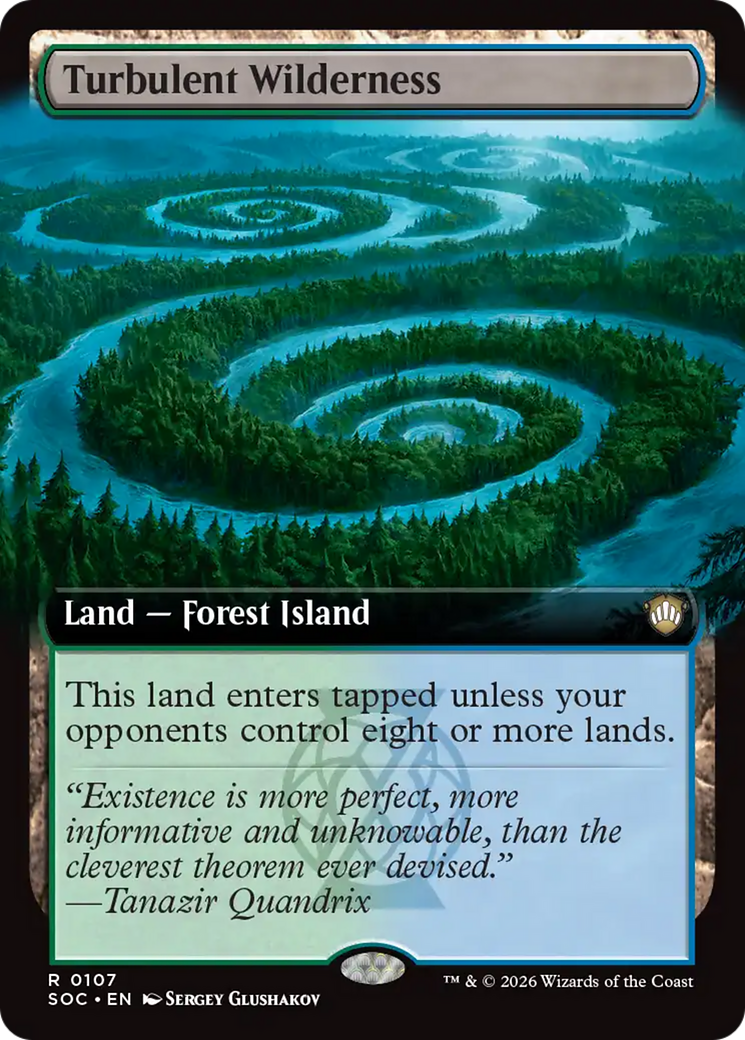 Turbulent Wilderness (Extended Art) [Secrets of Strixhaven Commander] | Deep Dive Games St. Marys