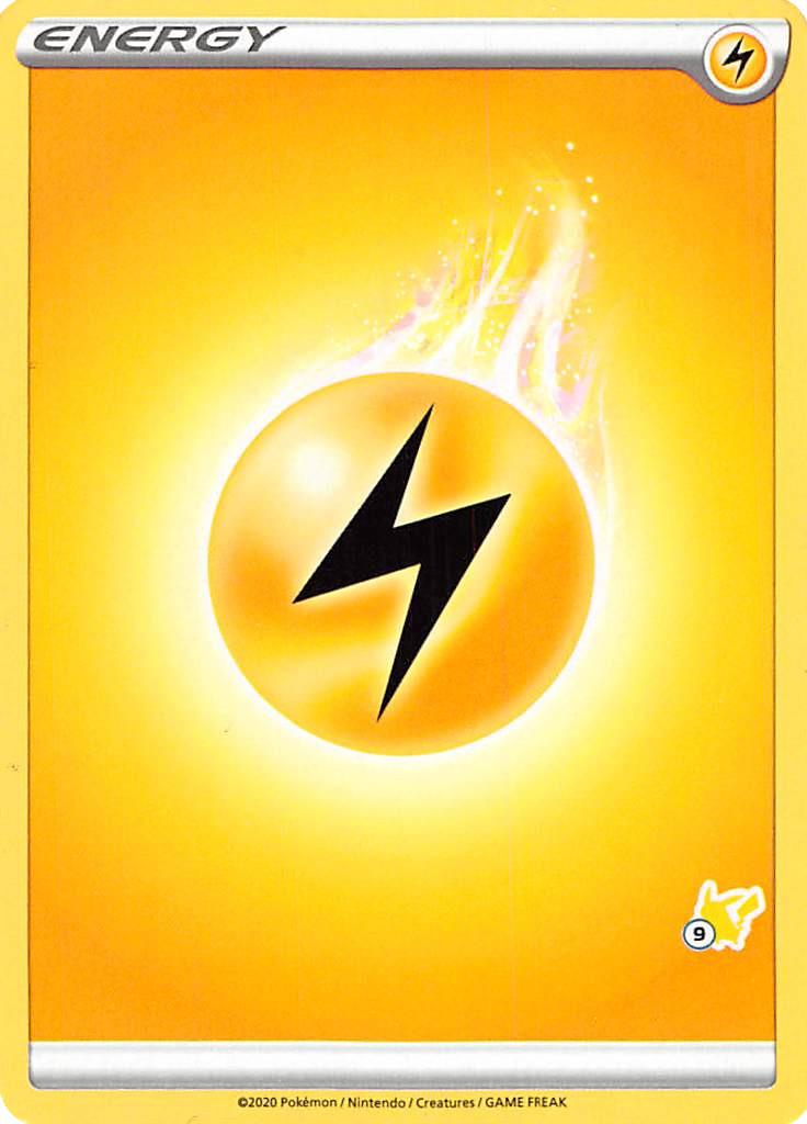 Lightning Energy (Pikachu Stamp #9) [Battle Academy 2022] | Deep Dive Games St. Marys