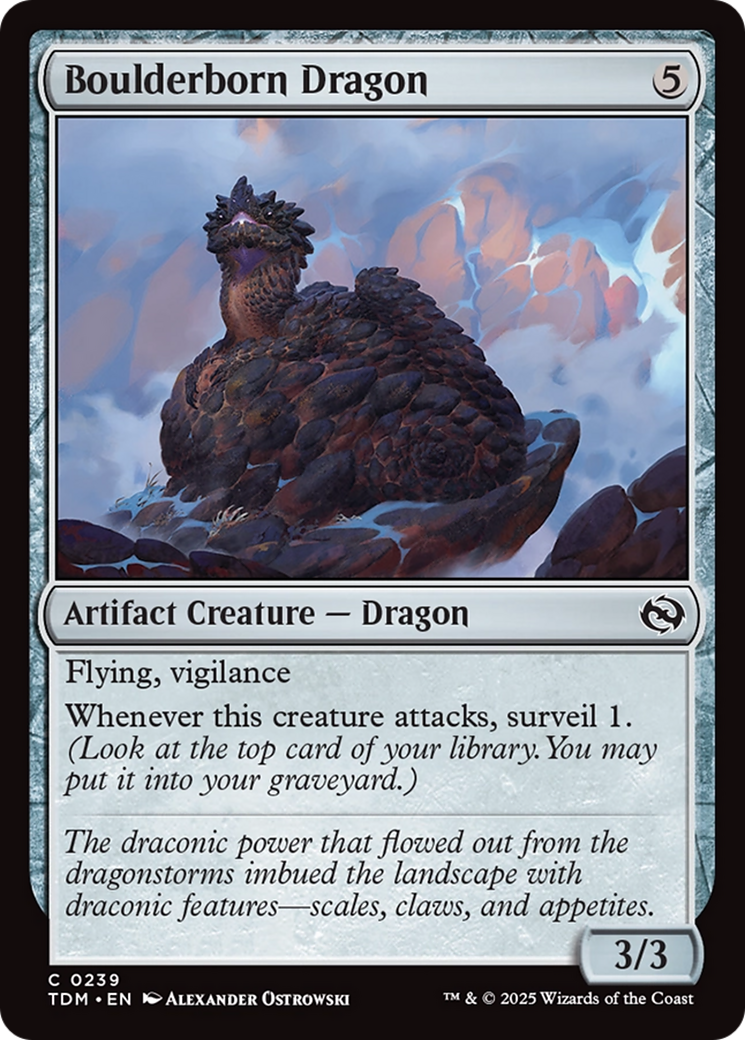 Boulderborn Dragon [Tarkir: Dragonstorm] | Deep Dive Games St. Marys