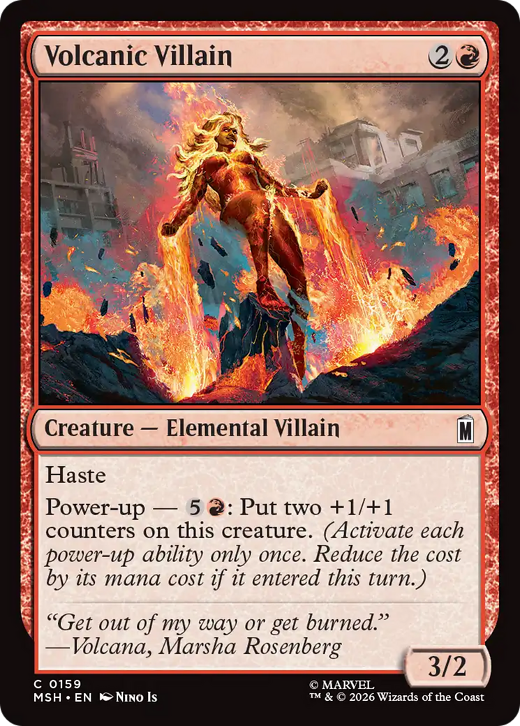 Volcanic Villain [Marvel Super Heroes] | Deep Dive Games St. Marys
