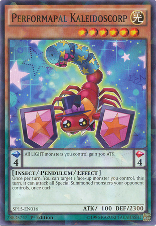 Performapal Kaleidoscorp [SP15-EN016] Shatterfoil Rare | Deep Dive Games St. Marys