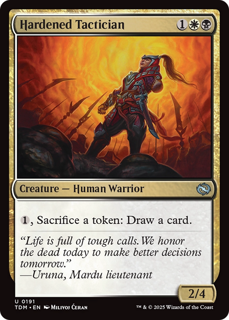 Hardened Tactician [Tarkir: Dragonstorm] | Deep Dive Games St. Marys