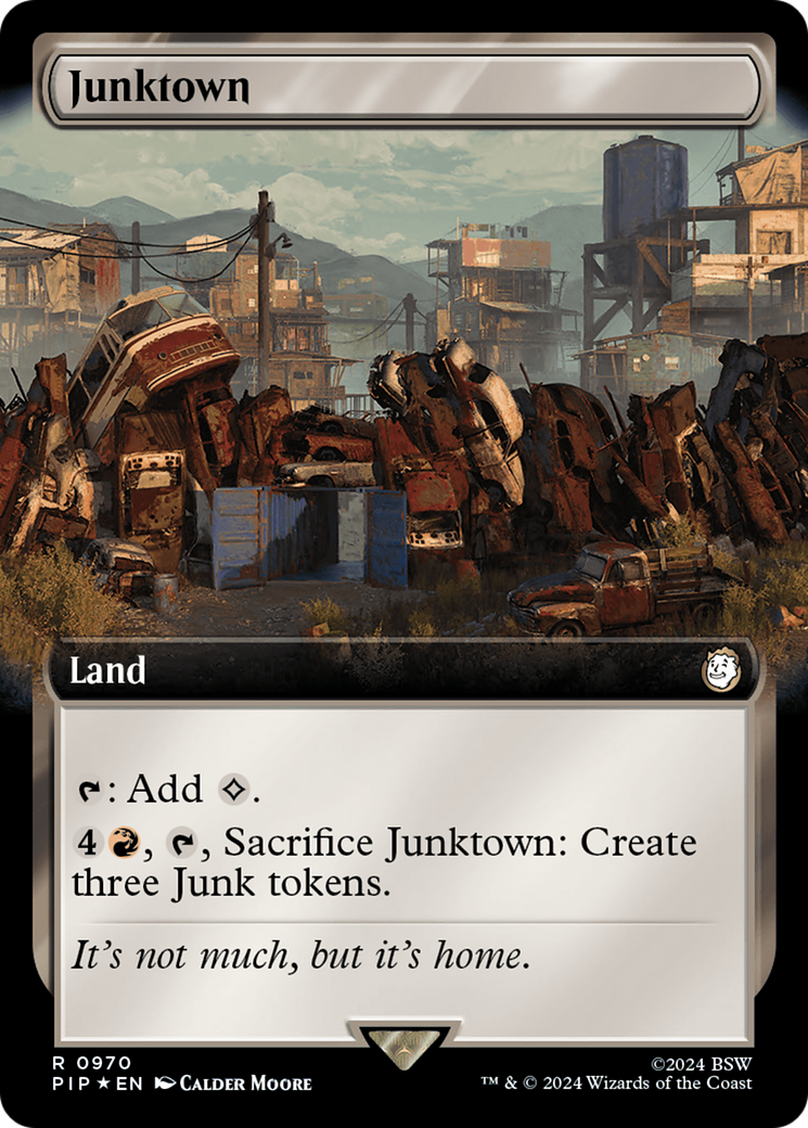 Junktown (Extended Art) (Surge Foil) [Fallout] | Deep Dive Games St. Marys