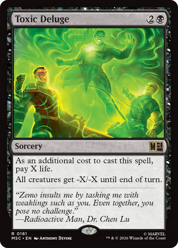 Toxic Deluge [Marvel Super Heroes Commander] | Deep Dive Games St. Marys