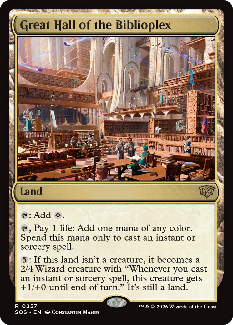 Great Hall of the Biblioplex [Secrets of Strixhaven] | Deep Dive Games St. Marys