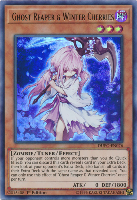 Ghost Reaper & Winter Cherries [DUPO-EN076] Ultra Rare | Deep Dive Games St. Marys