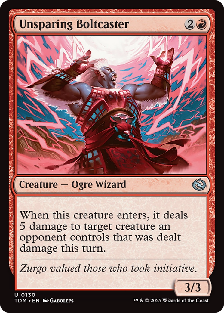 Unsparing Boltcaster [Tarkir: Dragonstorm] | Deep Dive Games St. Marys