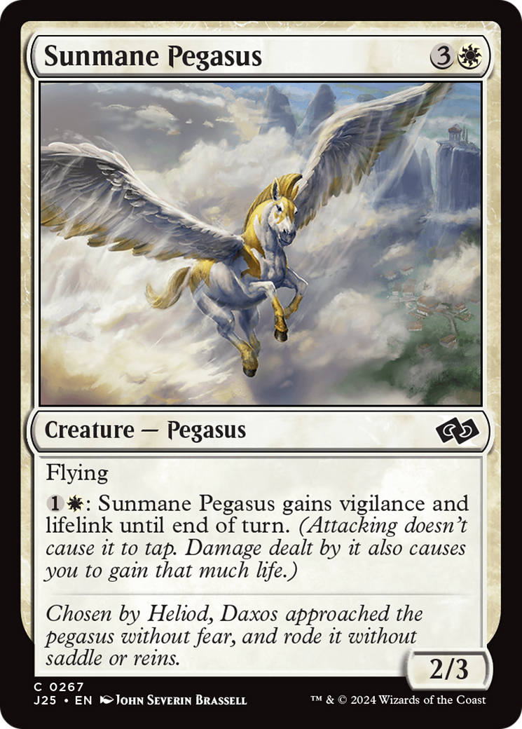 Sunmane Pegasus [Foundations Jumpstart] | Deep Dive Games St. Marys