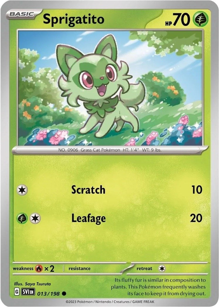Sprigatito (013/198) (Paldea Collection) [Scarlet & Violet: Base Set] | Deep Dive Games St. Marys