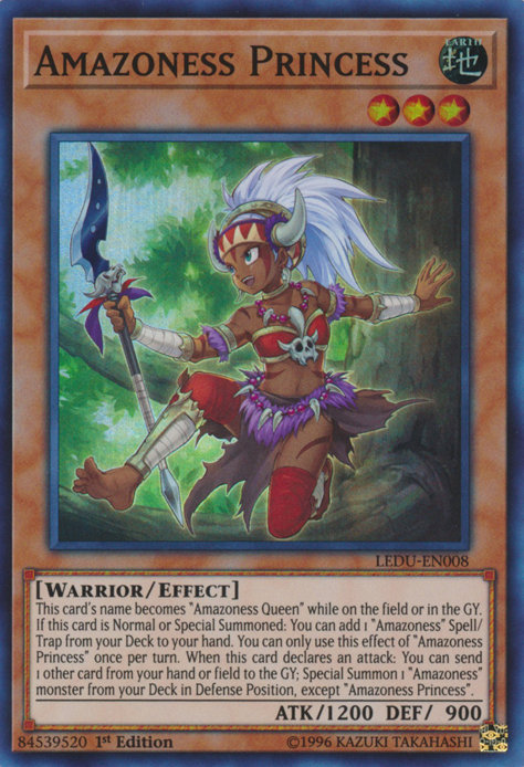 Amazoness Princess [LEDU-EN008] Super Rare | Deep Dive Games St. Marys