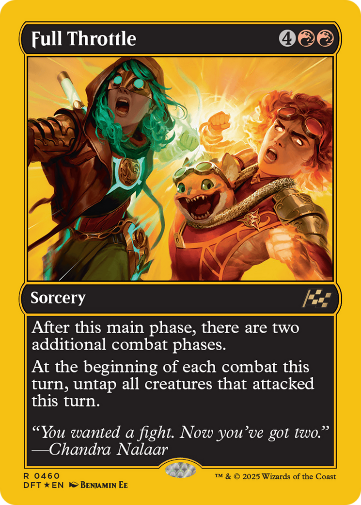 Full Throttle (First-Place Foil) [Aetherdrift] | Deep Dive Games St. Marys
